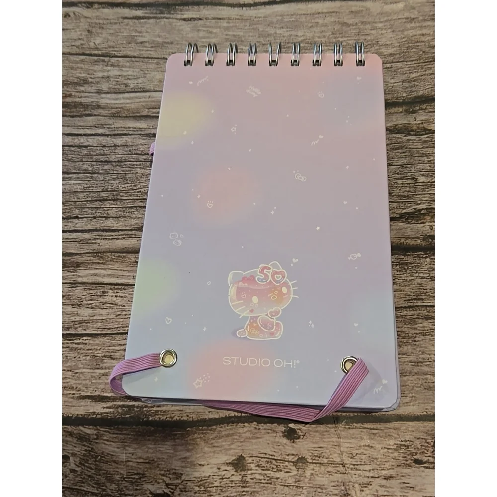 Hello Kitty x Studio Oh! 50th Anniversary Top-Spiral Notebook - NEW 8x5 (220)